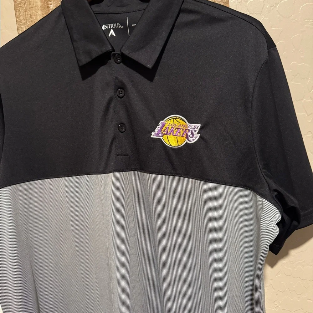 Men's Los Angeles Lakers‎ Antigua Polo golf shirt